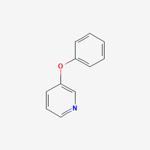 Chemical structure of 3-phenoxypyridine