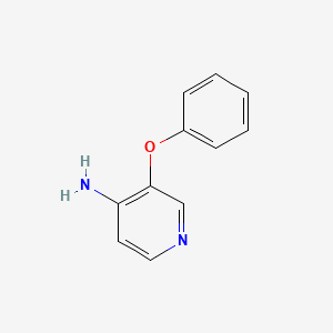 Chemical structure of 3-Phenoxypyridin-4-Amine