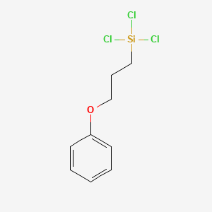 Chemical structure of 3-PHENOXYPROPYLTRICHLOROSILANE