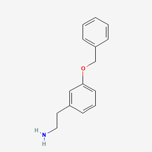 Chemical structure of 3-PHENOXYPHENETHYLAMINE