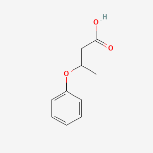 Chemical structure of 3-Phenoxybutanoic acid