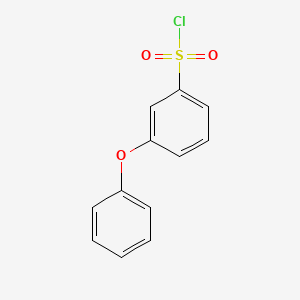 Chemical structure of 3-phenoxybenzenesulfonyl Chloride
