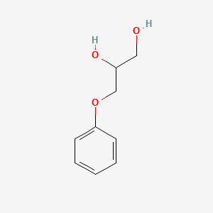 Chemical structure of 3-Phenoxy-1,2-propanediol