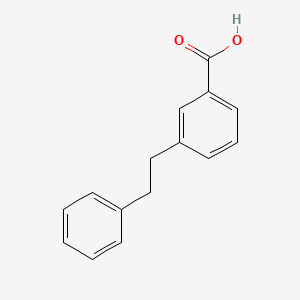 Chemical structure of 3-phenethylbenzoic acid