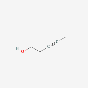 Chemical structure of 3-Pentyn-1-ol