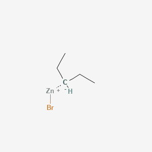 Chemical structure of 3-Pentylzinc broMide