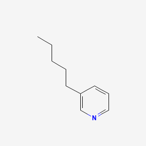 Chemical structure of 3-Pentylpyridine