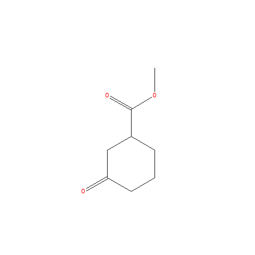 Chemical structure of Methyl 3-oxocyclohexane-1-carboxylate