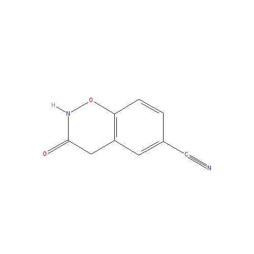 Chemical structure of 3-Oxo-3,4-dihydro-2H-benzo[b][1,4]oxazine-6-carbonitrile
