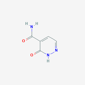 Chemical structure of 3-Oxo-2,3-dihydropyridazine-4-carboxamide
