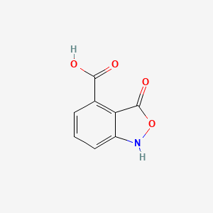 Chemical structure of 3-Oxo-1,3-dihydrobenzo[c]isoxazole-4-carboxylic acid
