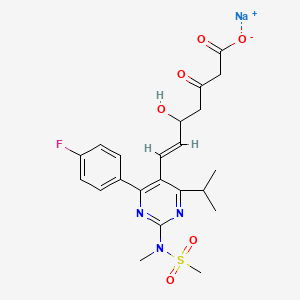Chemical structure of 3-Oxo Rosuvastatin SodiuM Salt