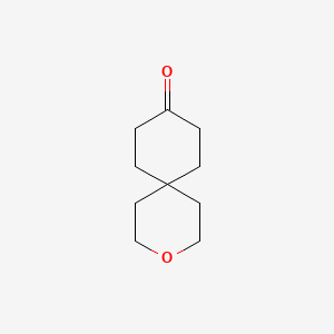 Chemical structure of 3-OXASPIRO[5.5]UNDECAN-9-ONE