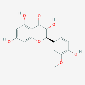 Chemical structure of 3'-O-Methyltaxifolin