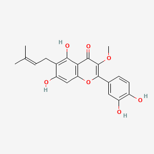 Chemical structure of 3-O-Methylgancaonin P