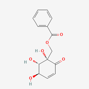 Chemical structure of 3-O-Debenzoylzeylenone