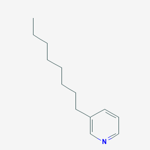 Chemical structure of 3-Octylpyridine