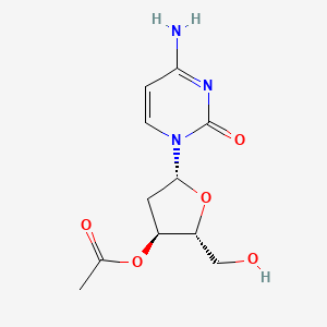Chemical structure of 3'-O-Acetyl-2'-deoxycytidine