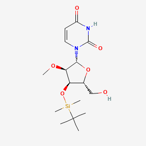Chemical structure of 3'-O-(t-Butyldimethylsilyl)-2'-O-methyluridine
