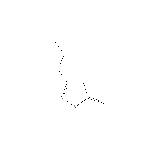 Chemical structure of 3-n-Propyl-2-pyrazolin-5-one