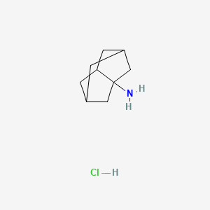Chemical structure of 3-Noradamantanamine Hydrochloride