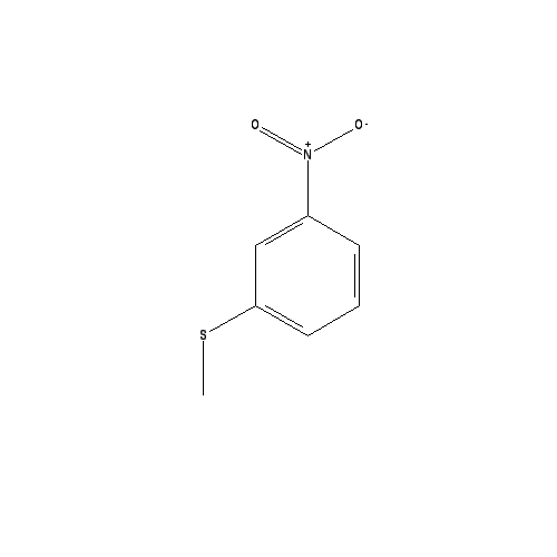 Chemical structure of 3-Nitrothioanisole