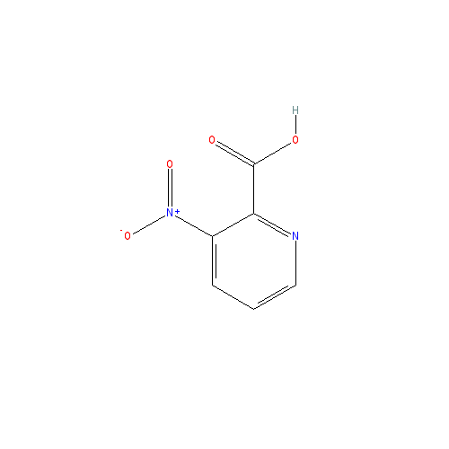 Chemical structure of 3-Nitropyridine-2-carboxylic acid