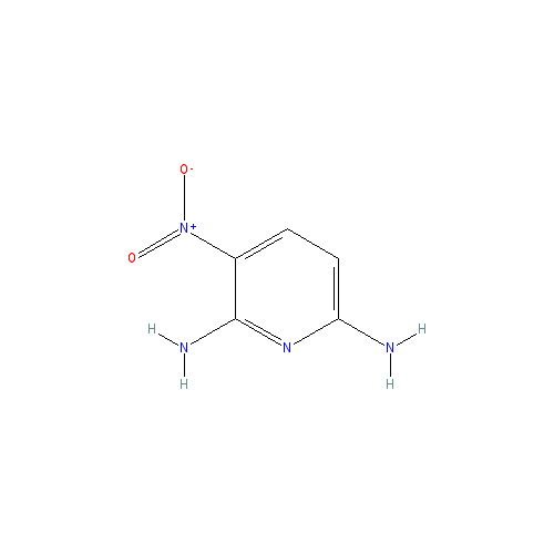 Chemical structure of 3-Nitropyridine-2,6-diamine