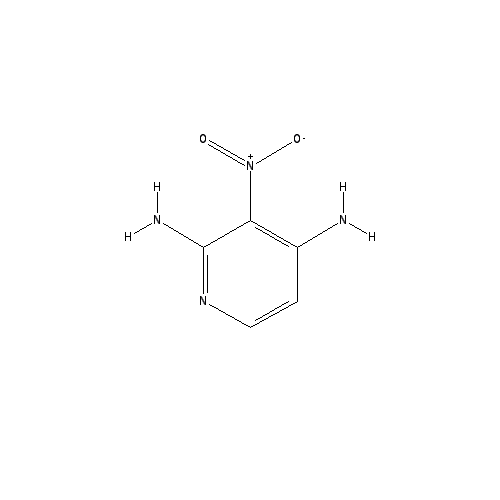 Chemical structure of 3-Nitropyridine-2,4-diamine