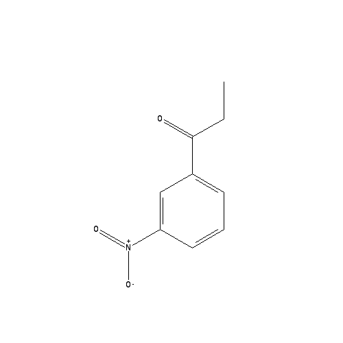 Chemical structure of 3'-Nitropropiophenone