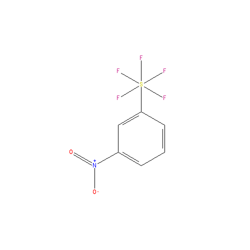 Chemical structure of 3-Nitrophenylsulfur Pentafluoride