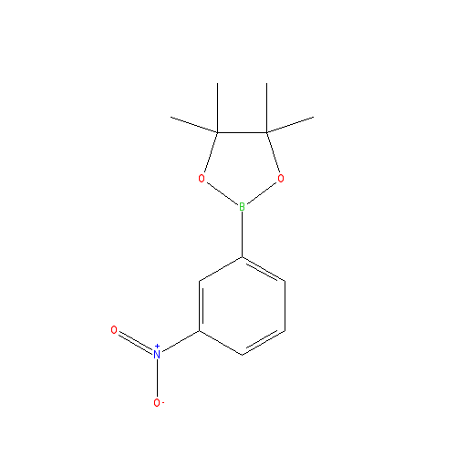Chemical structure of 3-Nitrophenylboronic acid pinacol ester