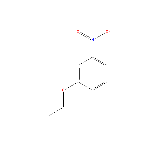 Chemical structure of 3-Nitrophenetole
