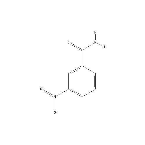 Chemical structure of 3-Nitrobenzothioamide