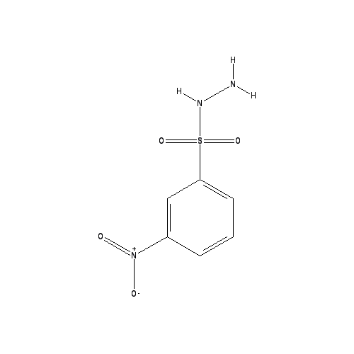Chemical structure of 3-Nitrobenzenesulfonohydrazide