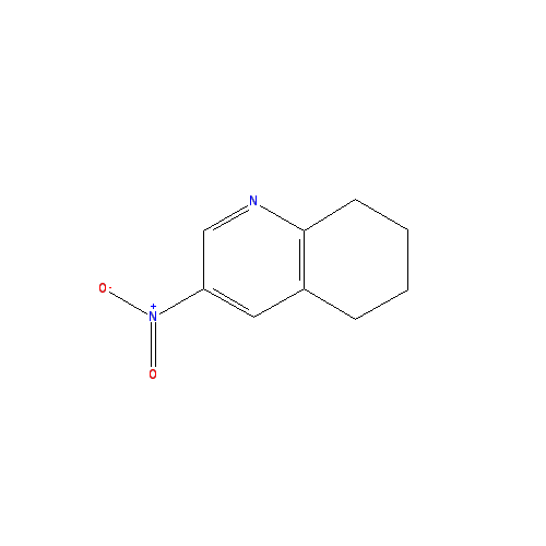 Chemical structure of 3-Nitro-5,6,7,8-tetrahydroquinoline