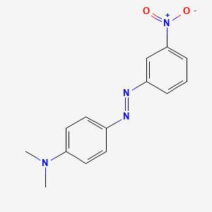 Chemical structure of 3'-Nitro-4-dimethylaminoazobenzene