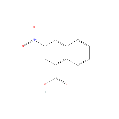 Chemical structure of 3-Nitro-1-naphthoic acid