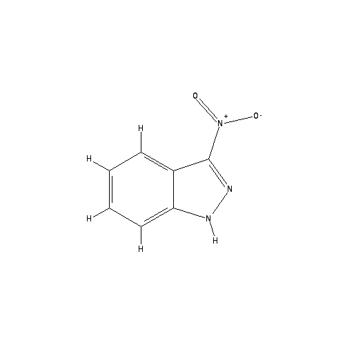 Chemical structure of 3-Nitro-1H-indazole