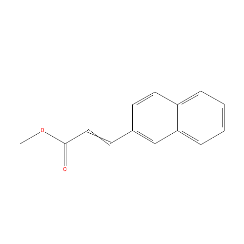 Chemical structure of Methyl 3-(naphthalen-2-yl)prop-2-enoate