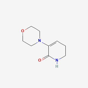 Chemical structure of 3-Morpholino-5,6-dihydropyridin-2(1H)-one
