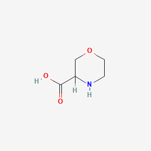 Chemical structure of 3-Morpholinecarboxylic Acid