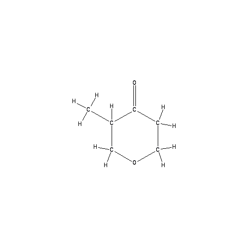 Chemical structure of 3-Methyloxan-4-one