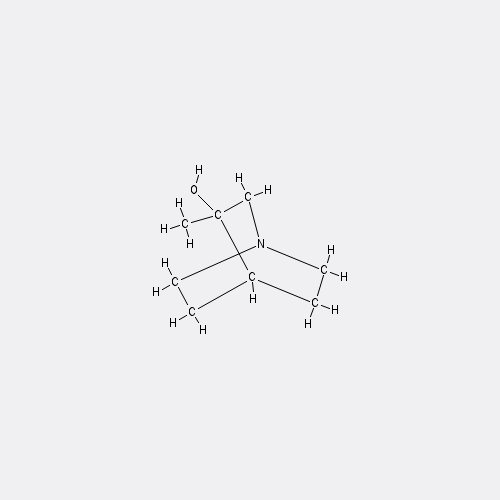 Chemical structure of 3-methylquinuclidin-3-ol