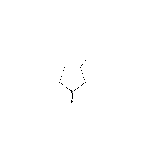 Chemical structure of 3-Methylpyrrolidine hydrochloride