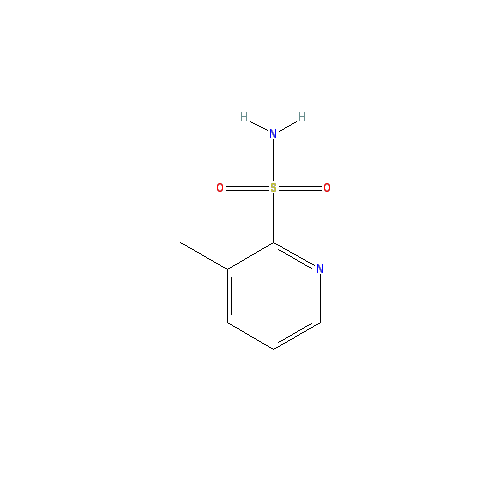 Chemical structure of 3-Methylpyridine-2-sulfonamide