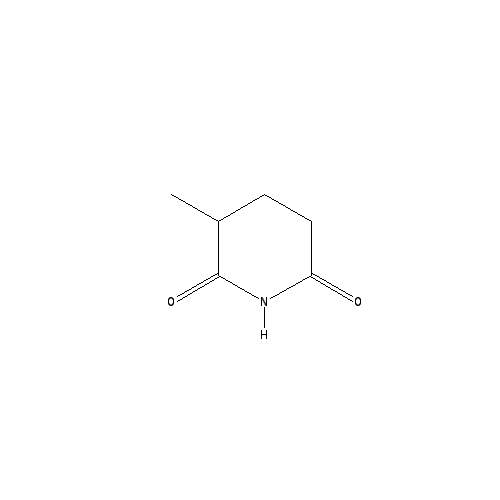 Chemical structure of 3-Methylpiperidine-2,6-dione