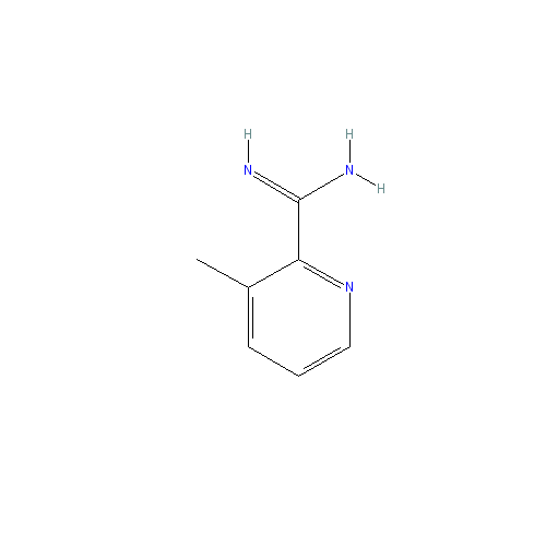 Chemical structure of 3-Methylpicolinimidamide hydrochloride
