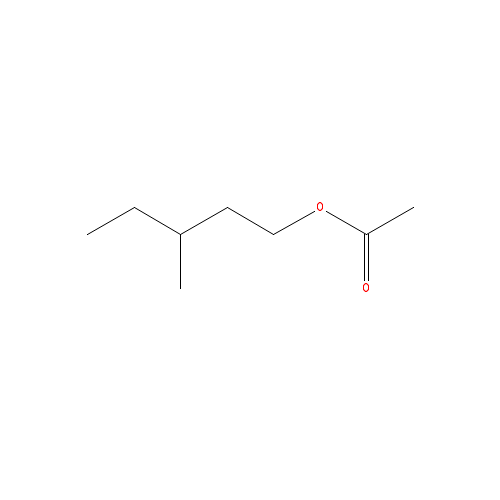 Chemical structure of 3-Methylpentyl Acetate