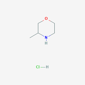 Chemical structure of 3-Methylmorpholine Hydrochloride